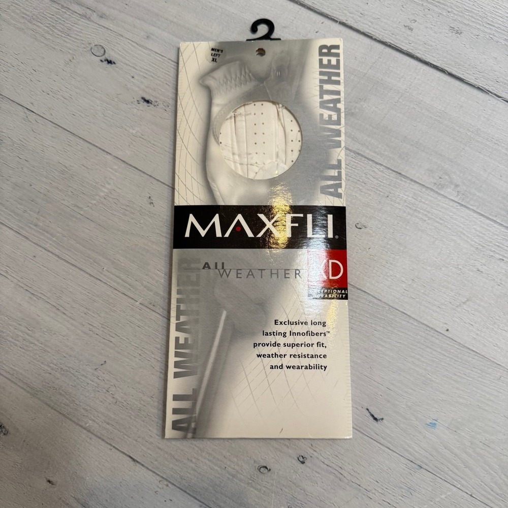 Maxfli XD All Weather Left Handed Regular Golf Glove‎ mens left XL NEW